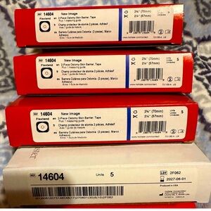 Hollister 14604 (4 full boxes, 5 count) AND No. 18134, open box 8 count.